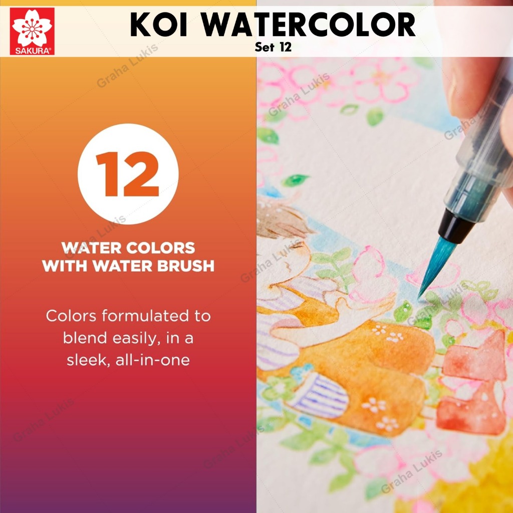 

Sakura Koi Watercolor 12