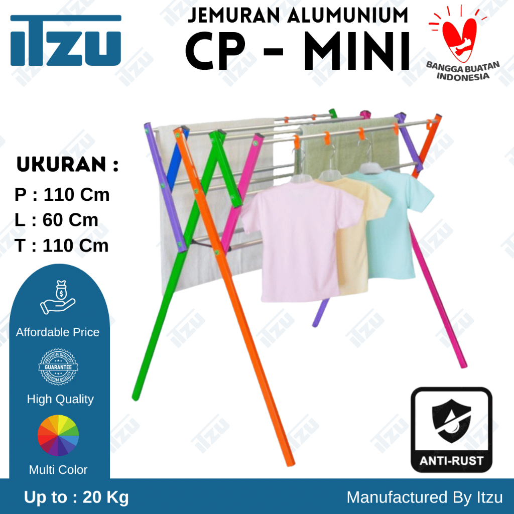 Rak Handuk / Jemuran Handuk Alumunium Ekonomis