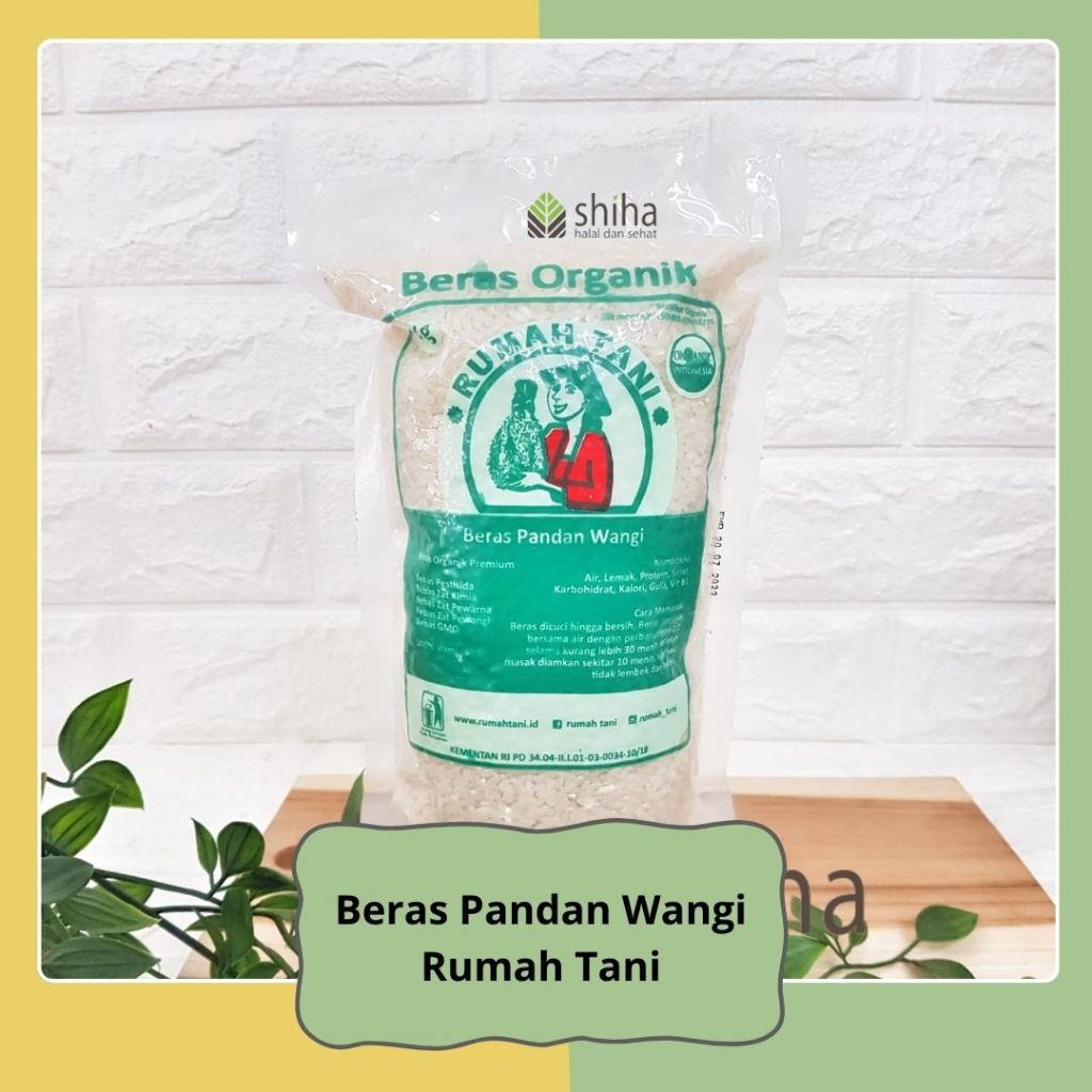 

SHIHA - Beras Organik Pandan Wangi Rumah Tani 1 kg