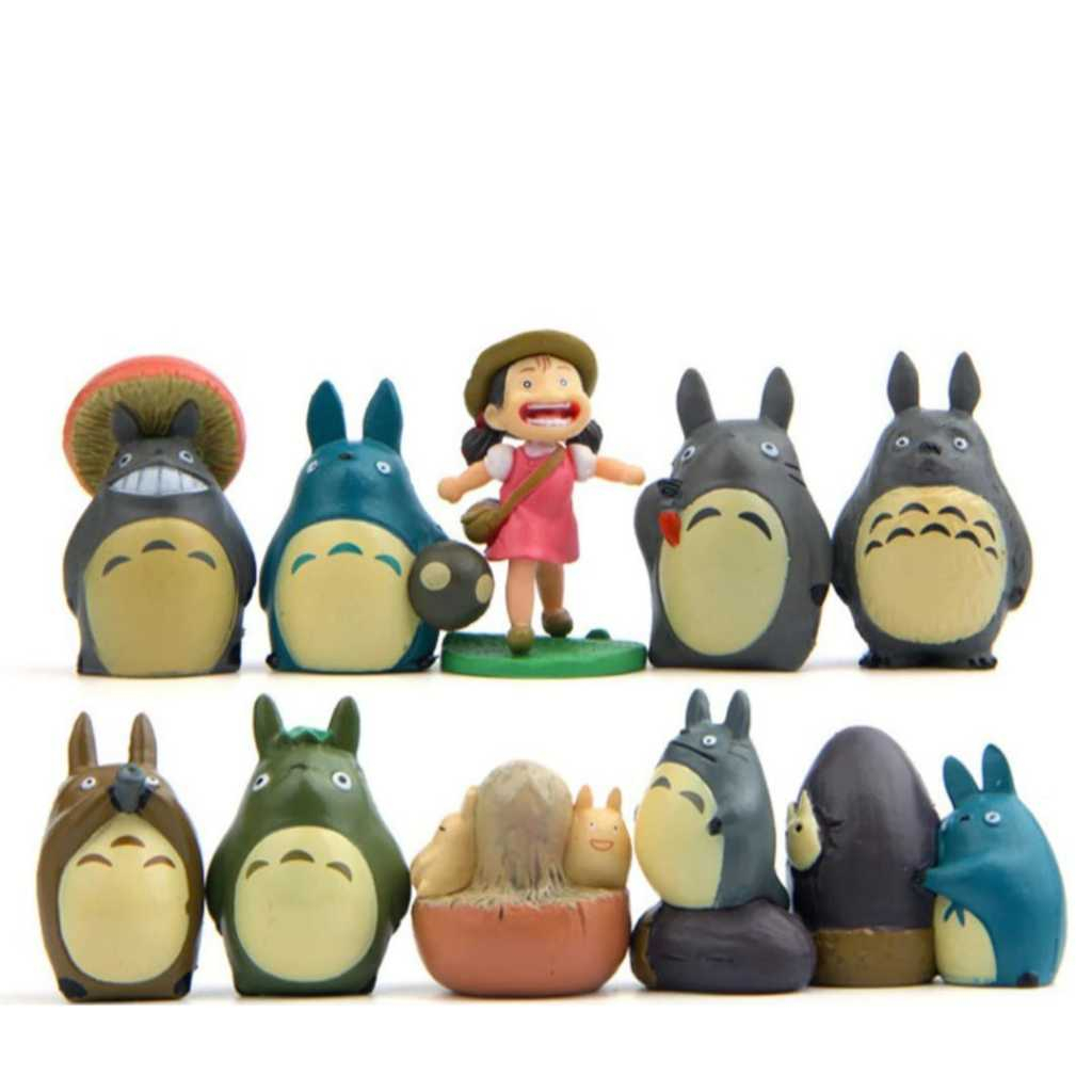 Action Figure Studio Ghibli Totoro Hayao Miyazaki set 10