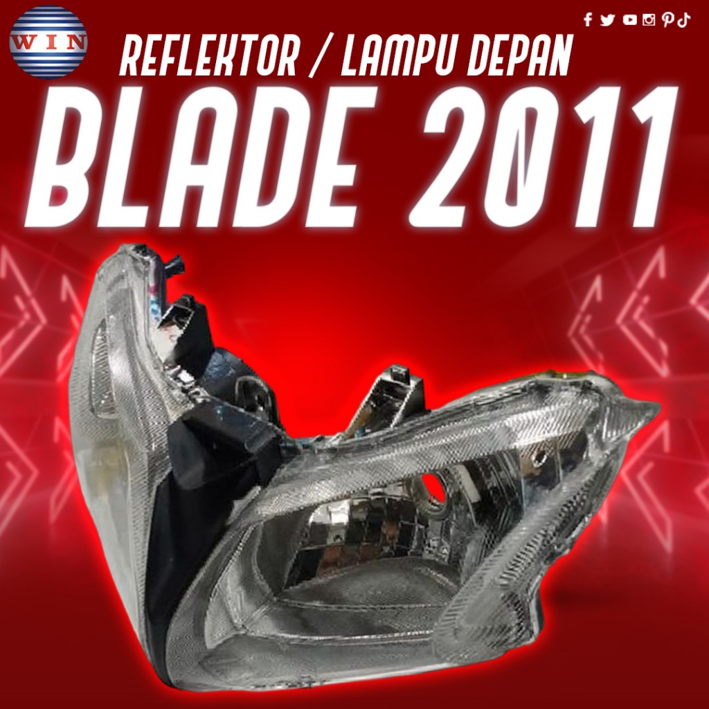LAMPU DEPAN REFLEKTOR REFLECTOR WIN BLADE 2011 BLADE 110 NEW BLADE REPSOL 2012 2013 2014