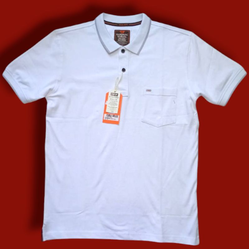 Kaos Kerah CARDINAL Original ||  Polo Shirt Cardinal || CAR 013