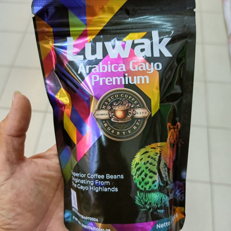 

Hazco Coffee Luwak Arabica Gayo (100 Gr/ Bks)