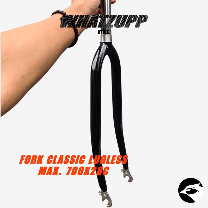 Fork Classic Whatzupp Callceur 1.0 untuk sepeda fixie commuter mtb roadbike