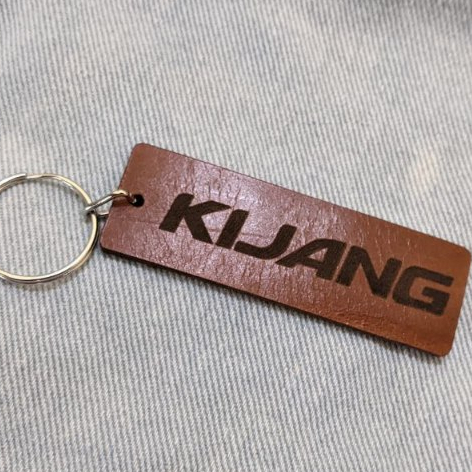 Aksesoris Gantungan Kunci Toyota Kijang kulit asli