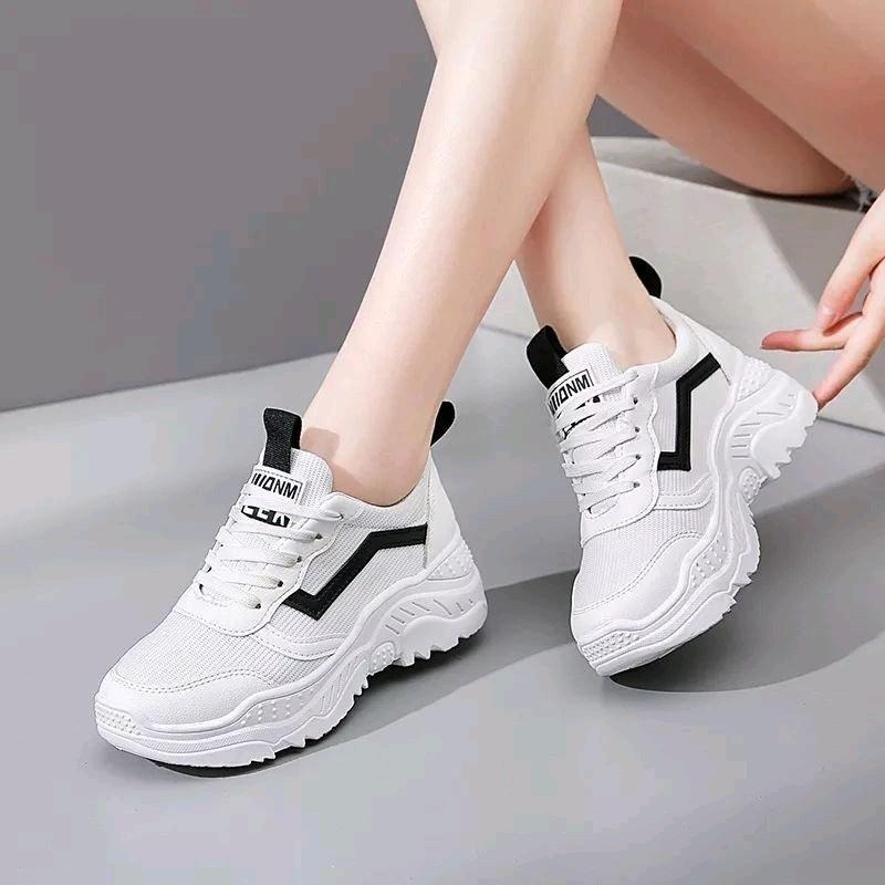 HILYA1010 sepatu wanita sneaker putih casual sport korea Sepatu Sneakers Wanita Casual COEK