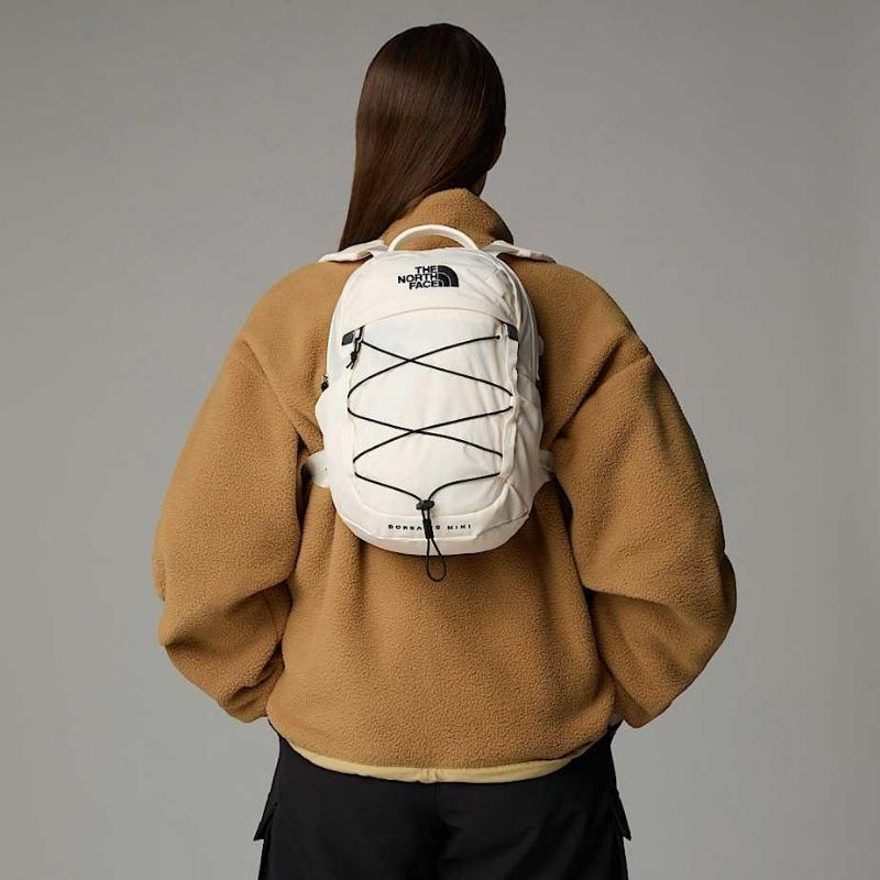 The North Face Borealis Mini Backpack White Gardenia 100%Original