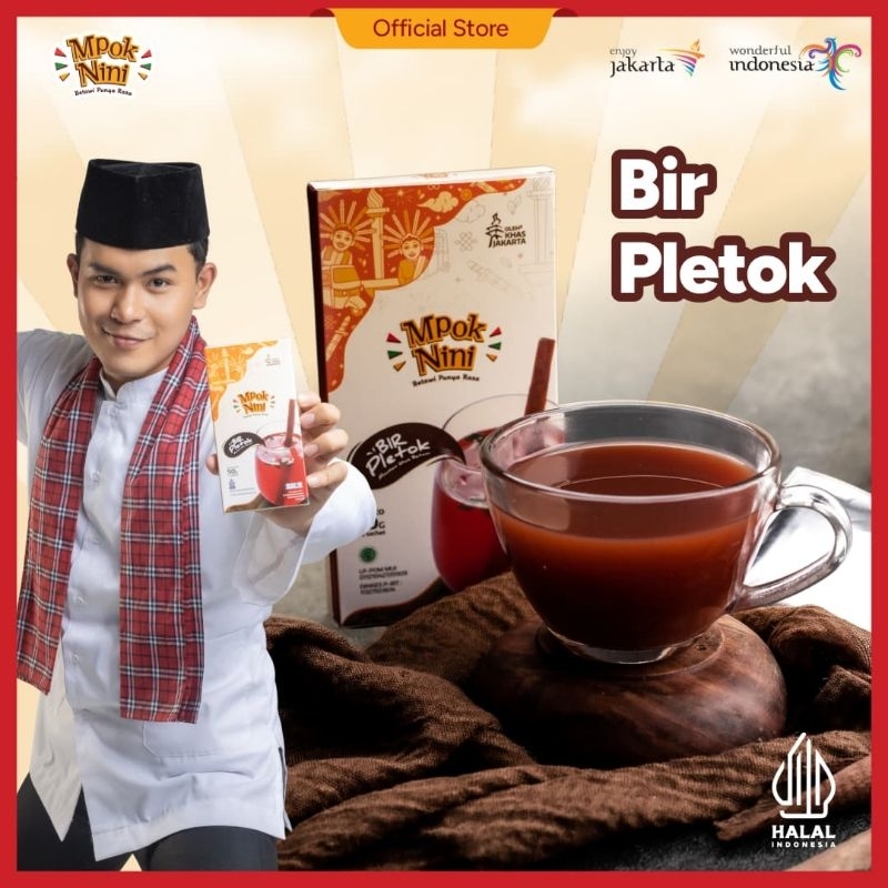 

Bir Pletok Bubuk Minuman Khas Betawi | Mpok Nini | Oleh-Oleh Jakarta