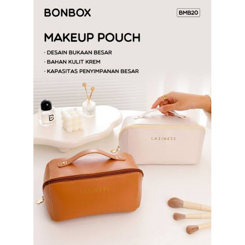 Miniso x Bonbox pouch Cosmetic Bag / Tas make up tas kosmetik