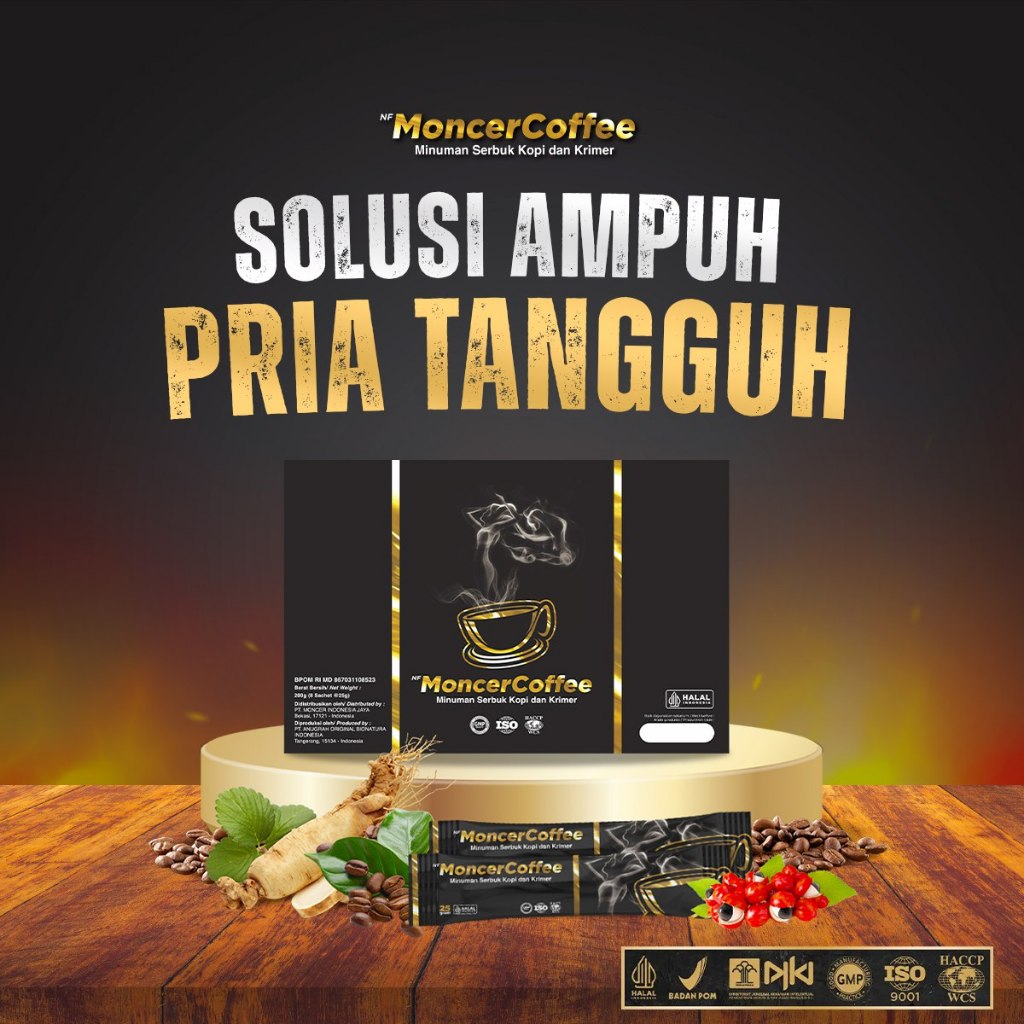 

NF Monnceer Coffee Original 3 Box Kopi Herbal Bubuk Krimer Bersertifikat Bpom Tanpa Efek Samping
