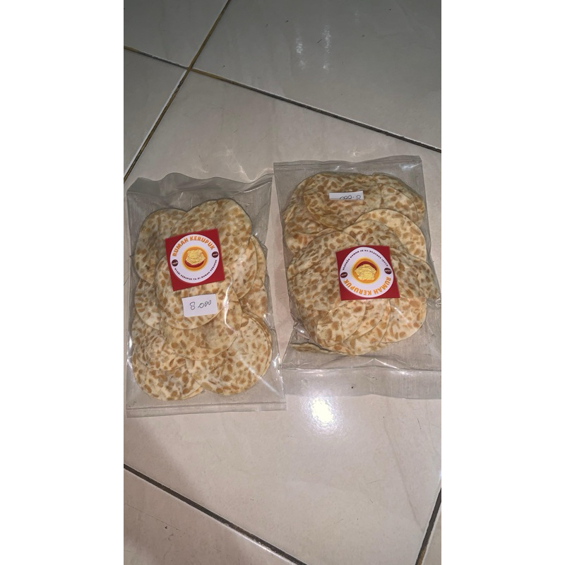 

kripik tempe bulat