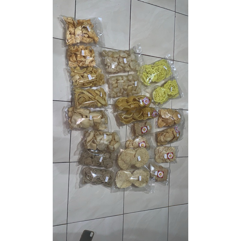 

kerupuk variasi 5 buah