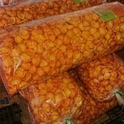 

Kerupuk Kerang Kemasan Besar 1900 gram Aneka Rasa Pedas & Asin