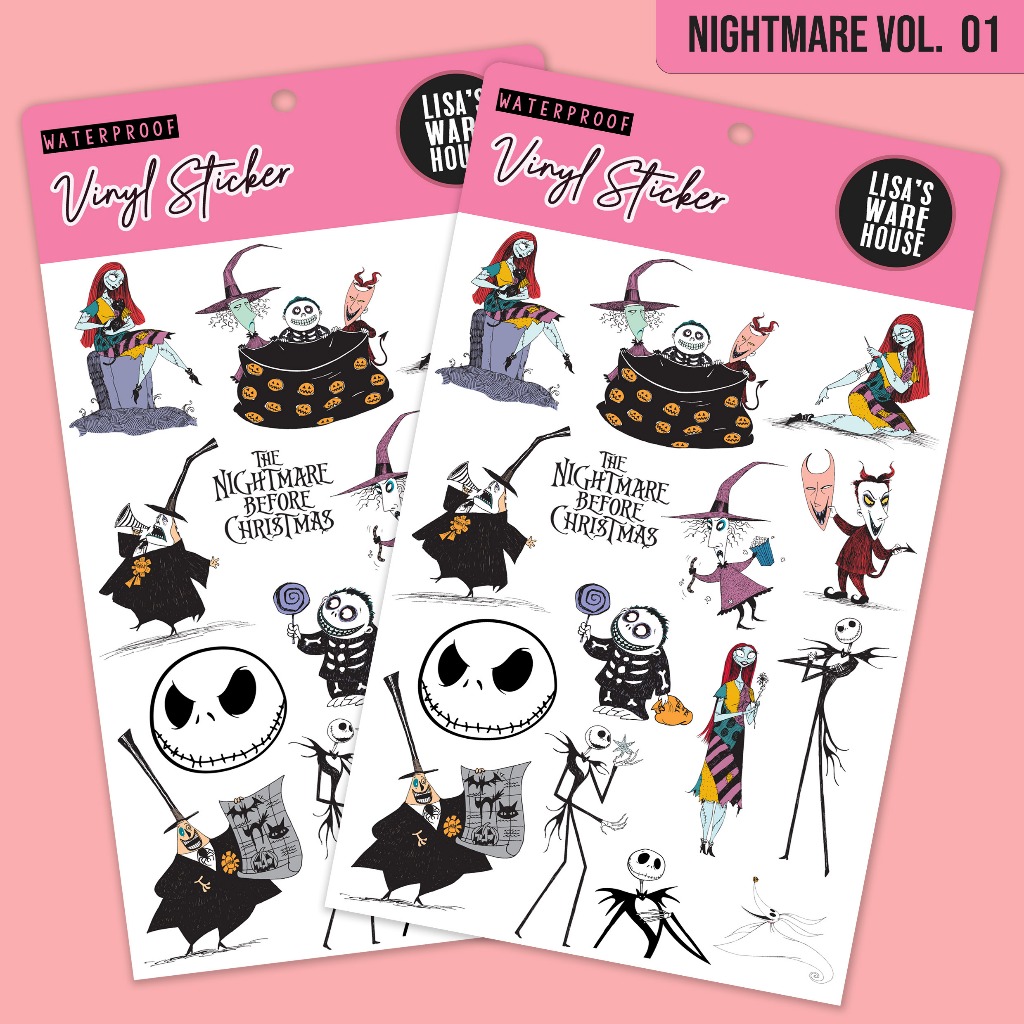 

Sticker Nightmare Before Christmas Volume 01