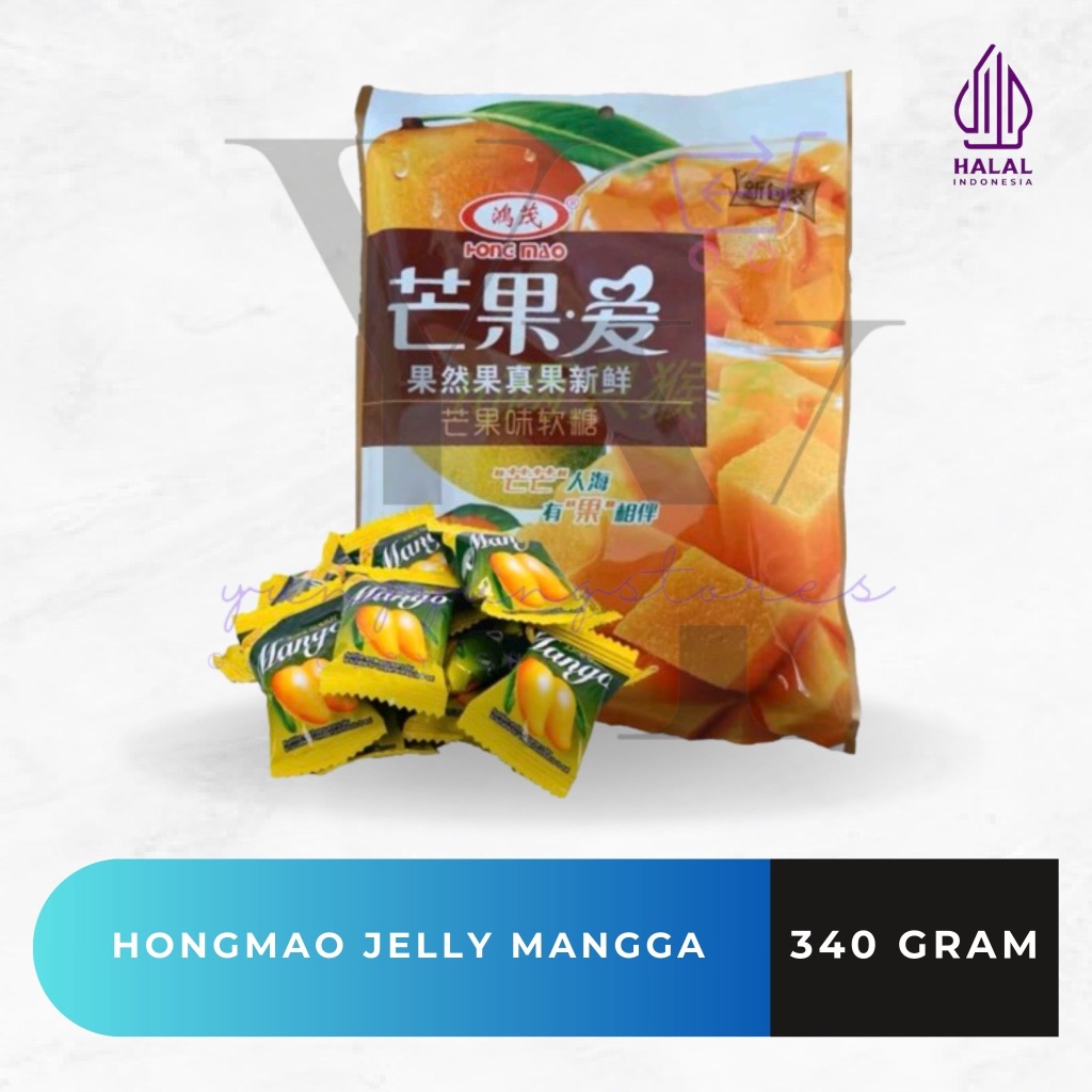 

Hong Mao Permen Jelly / Jeli Rasa Mangga / Mango Candy 340 gram