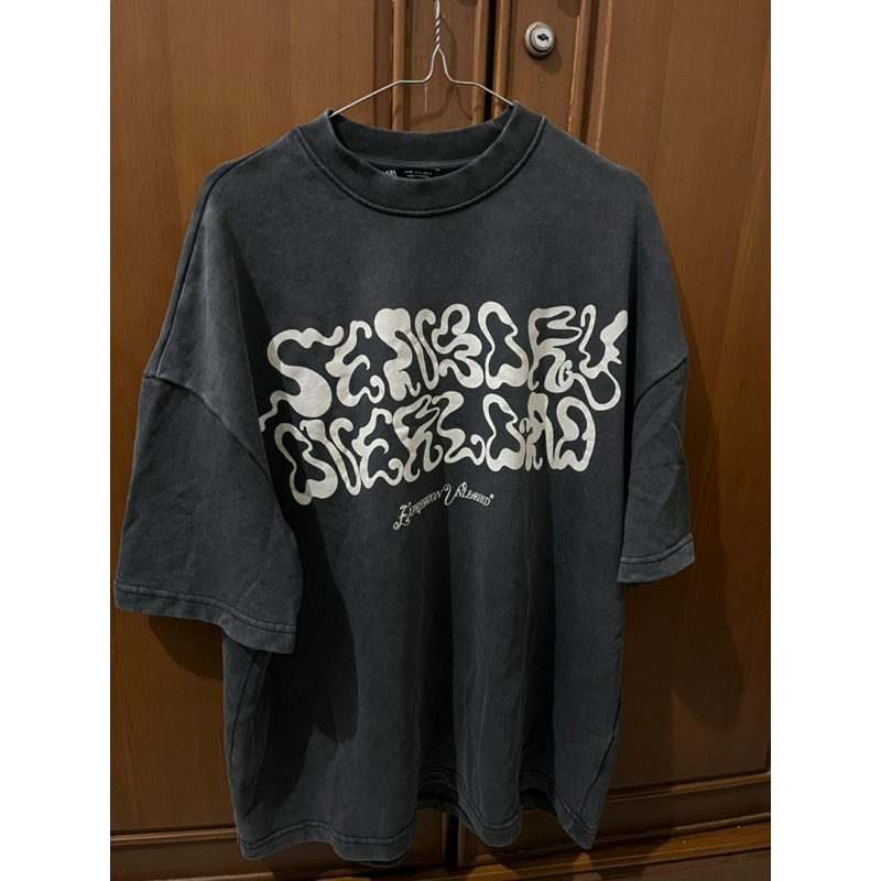 [PRELOVED] Zara Expression Unleashed Oversized T-Shirt Original