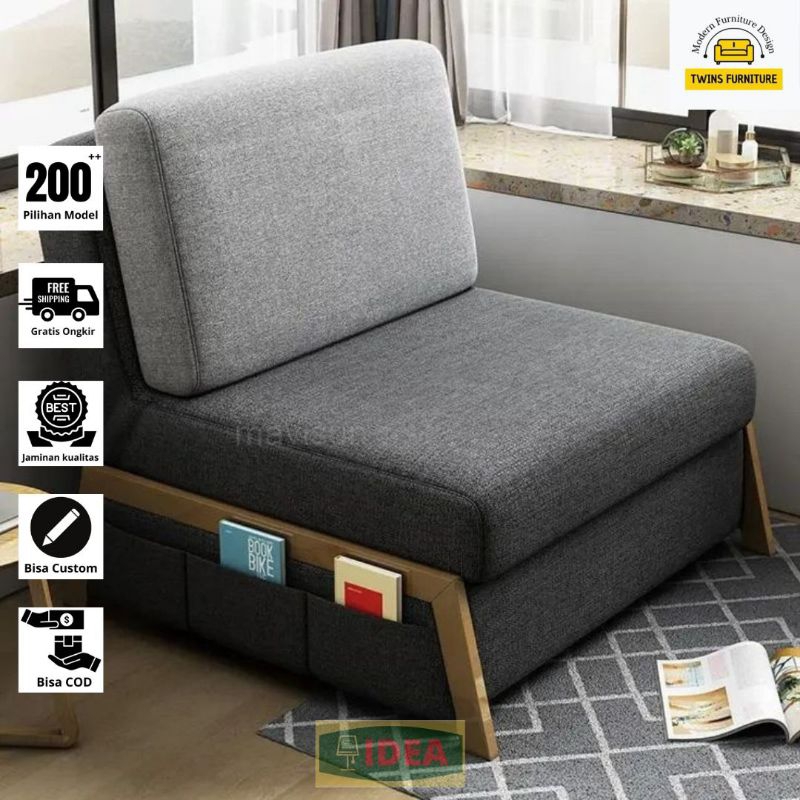 IDEA - Sofa Bed Single Minimalis/Sofa Kasur Single