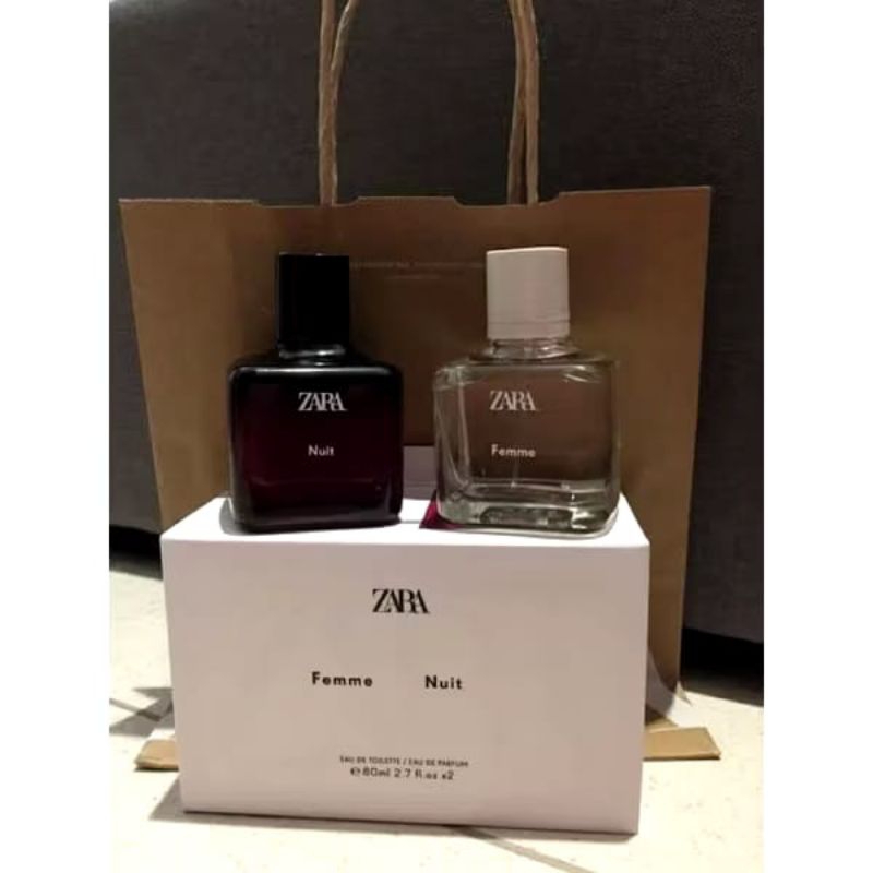 PARFUM ZARA FEMME & NUIT WITH BOX
