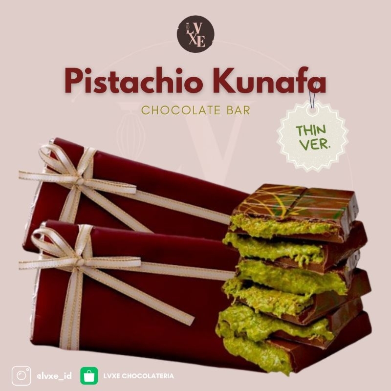 

PISTACHIO KUNAFA CHOCOLATE | DUBAI CHOCOLATE | THIN VERSION