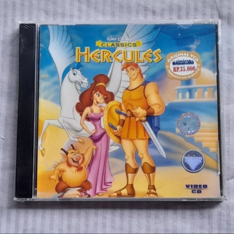 Hercules Walt Disney Classics Animation (1997) 2 Disc ORIGINAL Walt Disney INDONESIA VCD VideoCD