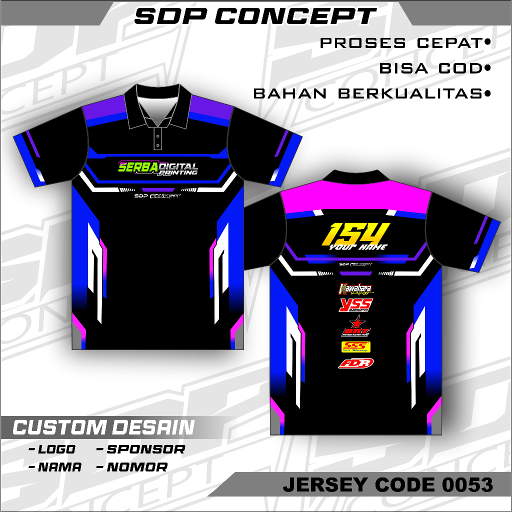 Jersey Racing Custom | Jersey Balap | Baju Jersey Racing Custom | Kaos Jersey Racing | Jersey Custom