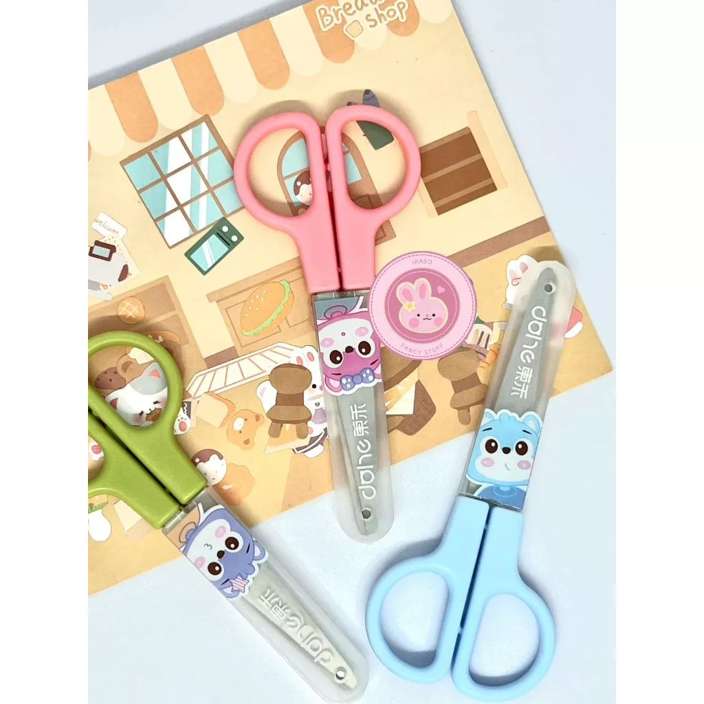 

Gunting Anak Cover Gunting Fancy Karakter Gunting + Cover Gunting Kecil Lucu