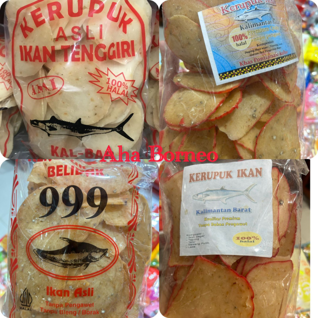 

Kerupuk Ikan Tenggiri Lada 500gr Khas Pontianak Kalimantan Barat