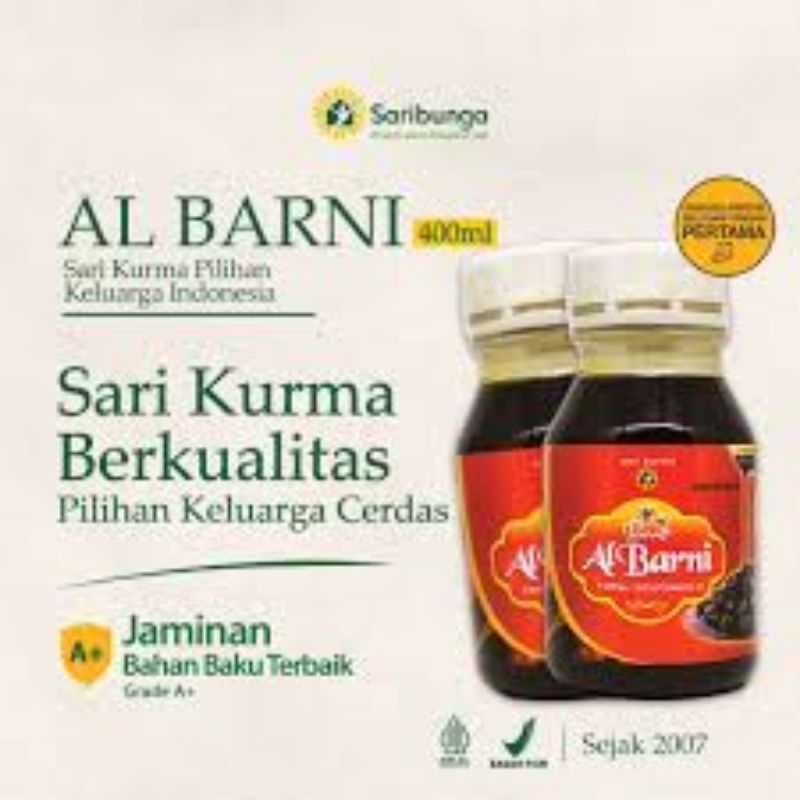 

Sari Kurma Al Barni Herbal Menyehatkan Jantung, DBD Dll