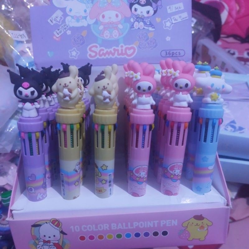 

Pulpen Karakter Sanrio 10 Warna