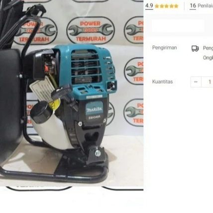 

Mesin Potong Rumput EBH340RG Makita Brush Cutter Gendong EBH 340 RG