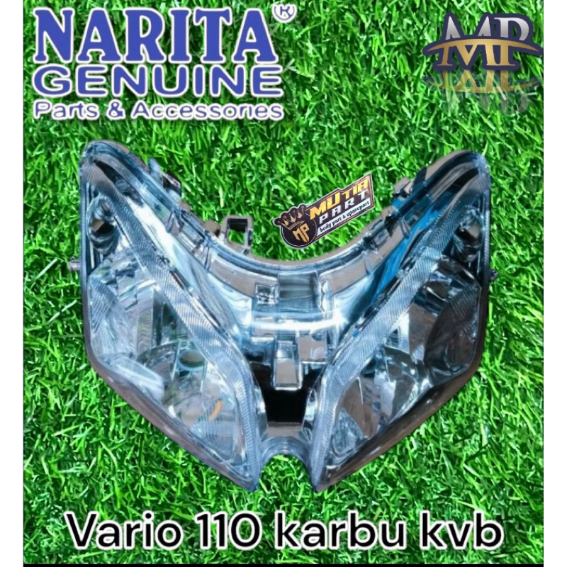 lampu depan Vario karbu kvb reflektor lampu depan Vario karbu headlamp vario