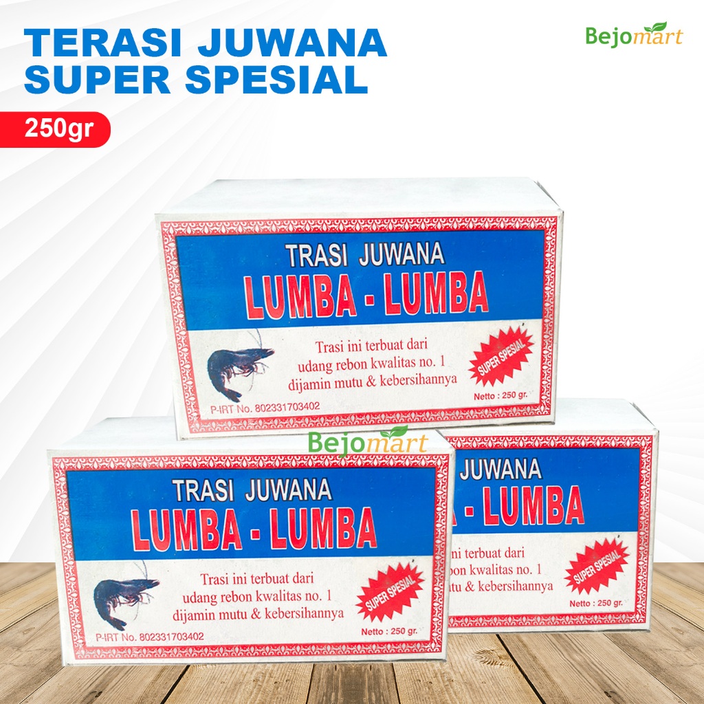 

Terasi Udang Asli Juwana Super Spesial 250 Gram Cap Lumba Lumba