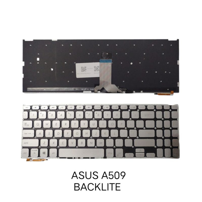 keyboard asus A509 backlite asus vivobook 15 A509 A509F A509FA A509FJ A509M X509 silver