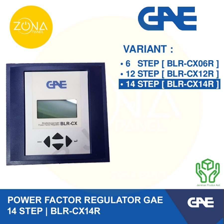 POWER FACTOR REGULATOR GAE 14 STEP BLRCX-14 ACXP14R ORIGINAL