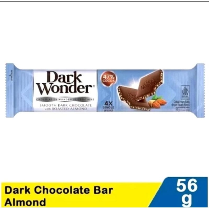 

Dark Wonder - Smooth Dark Chocolate with Roasted Almond (56 Gr)