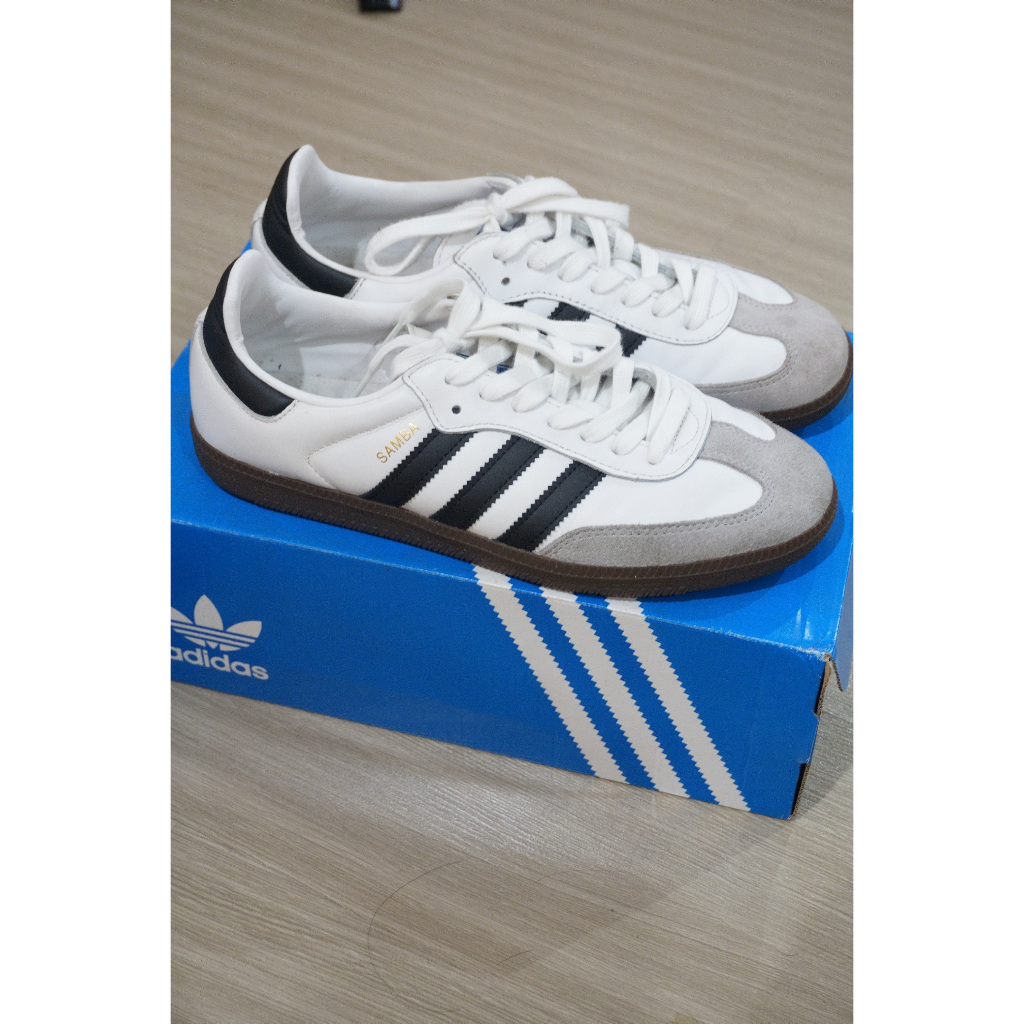 Sepatu Adidas Samba OG White Original Preloved 41 26cm
