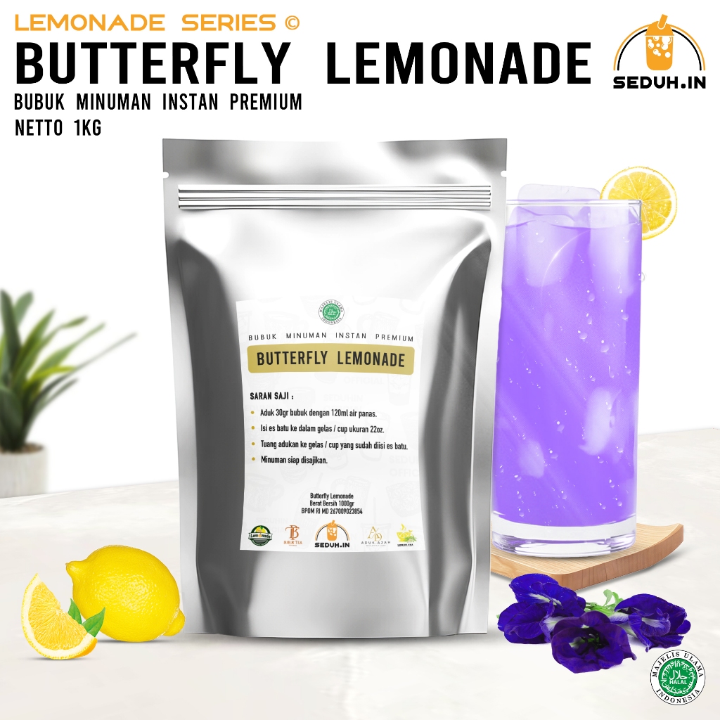 

ButterFly lemon 1KG / Bubuk Minuman Premium