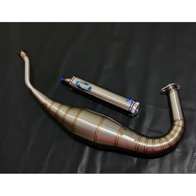 Knalpot Ninja R SS RR type cobra medium fullsystem Fourtech Racing Original