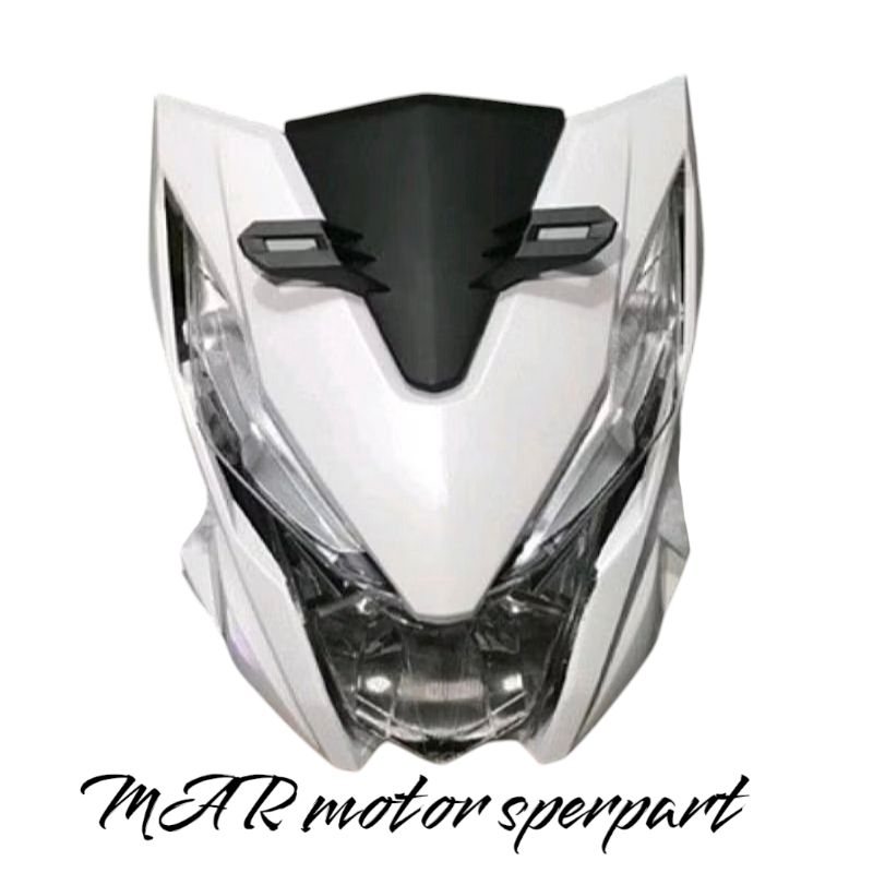 Full set tameng body depan beat esp eco street tahun 2016-2019 merah putih hitam silver