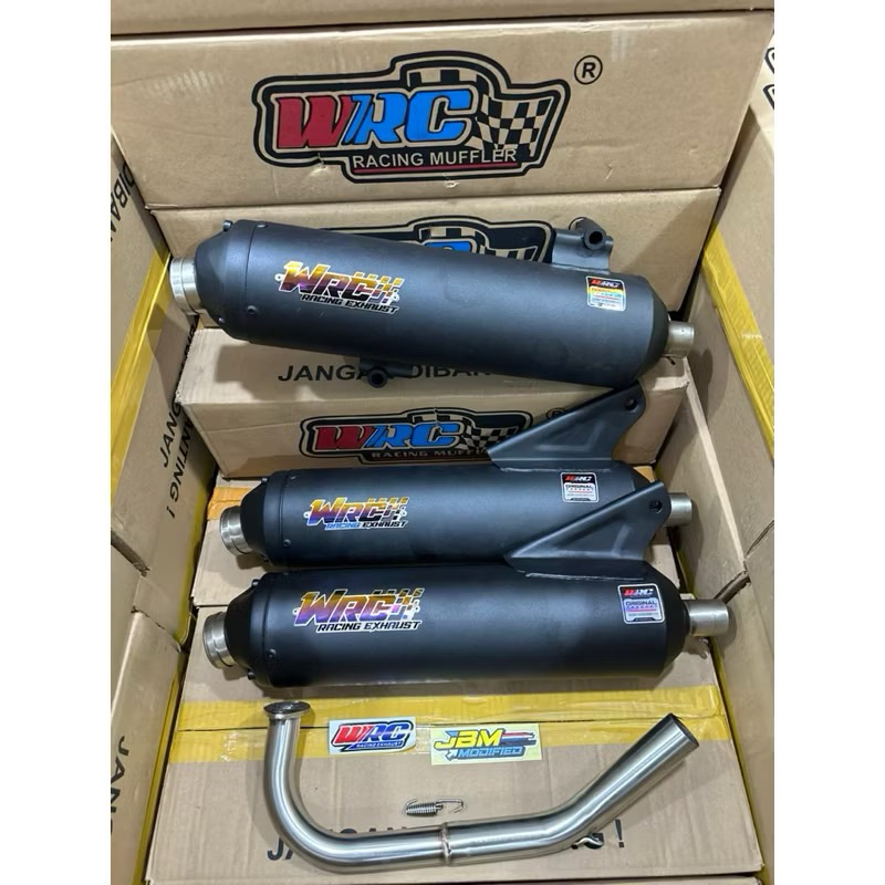 knalpot kenalpot WRC SS 02 BLACK series limitied original WRC