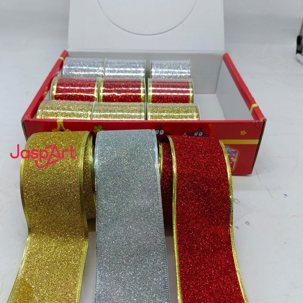 

Hemat 5 Terbatas PITA GLITTER NATAL PINGGIR KAWAT PITA PARCEL PITA CHRISTMAS PITA HIASAN LEBAR BESAR 5 cm dan 65 CM