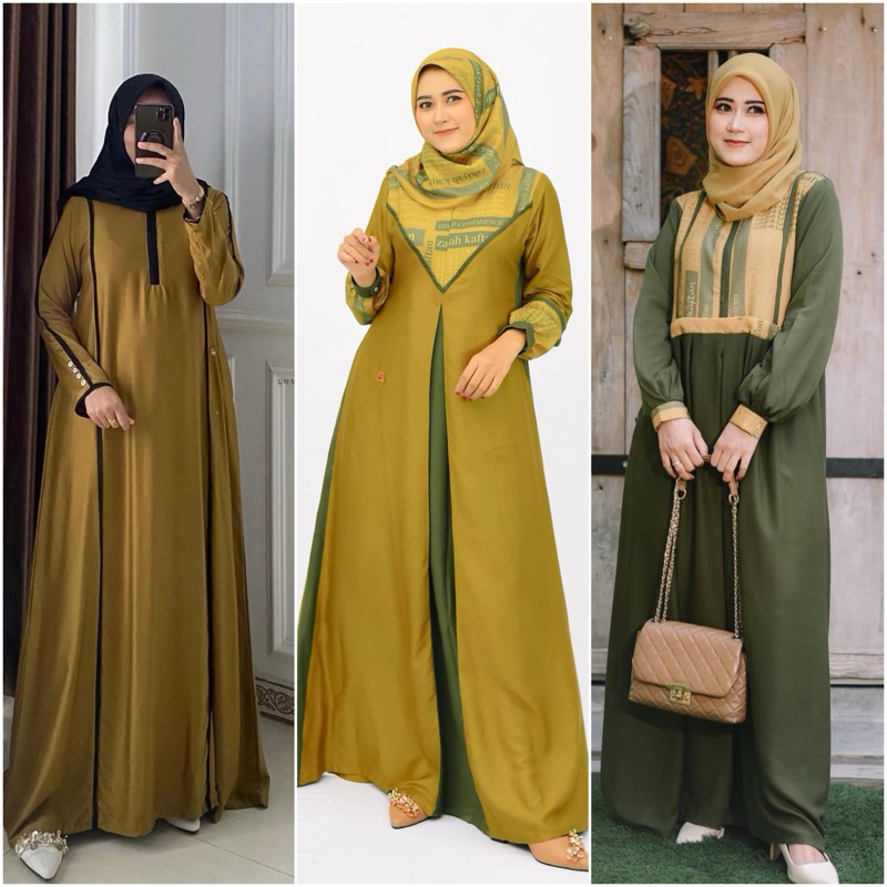 ZAKIYAH KAFTAN//GAMIS LOUNCHINGAN TERBARU JULI