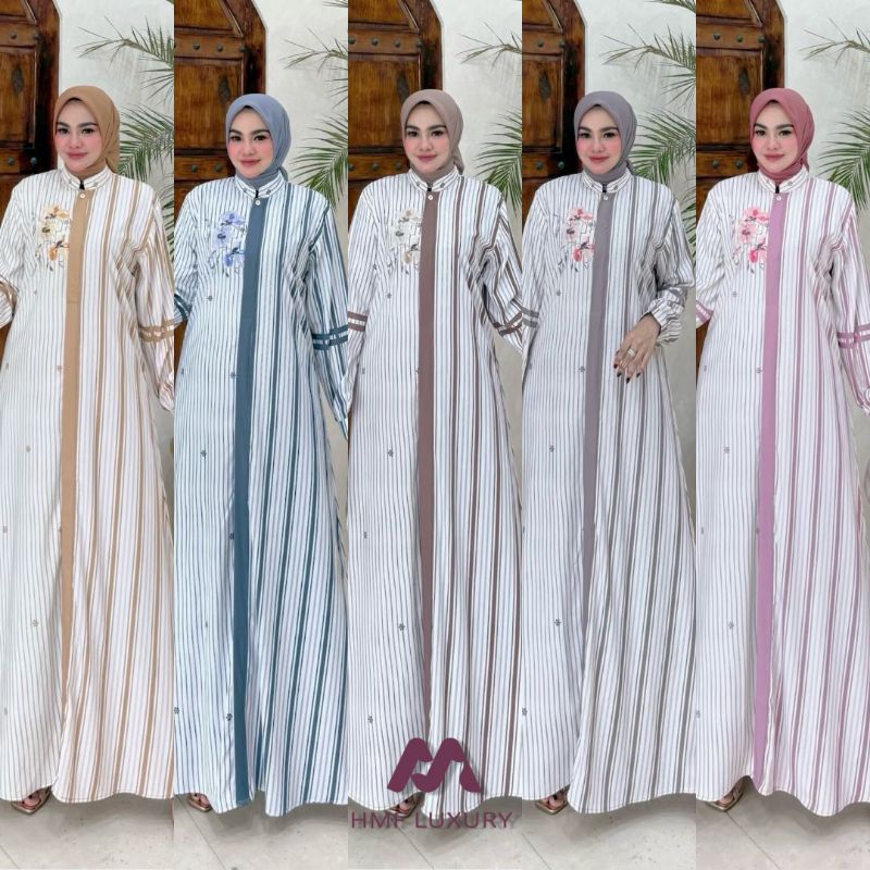 LuxuryFashion READY GAMIS DRESS WANITA RISKA BY HMF LUXURY BEST SELLER