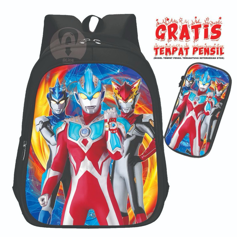 TAS RANSEL ANAK ULTRAMAN Tas Ransel Anak Laki laki Sekolah TK SD Terbaru 2025 Karakter Ultraman Tas 