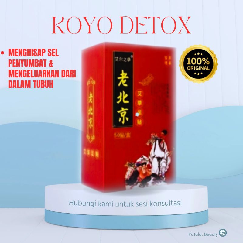 KOYO KAKI MERAH DETOX HERBAL CINA MUGWOR KOYO DETOX ISI 50 PCS COD