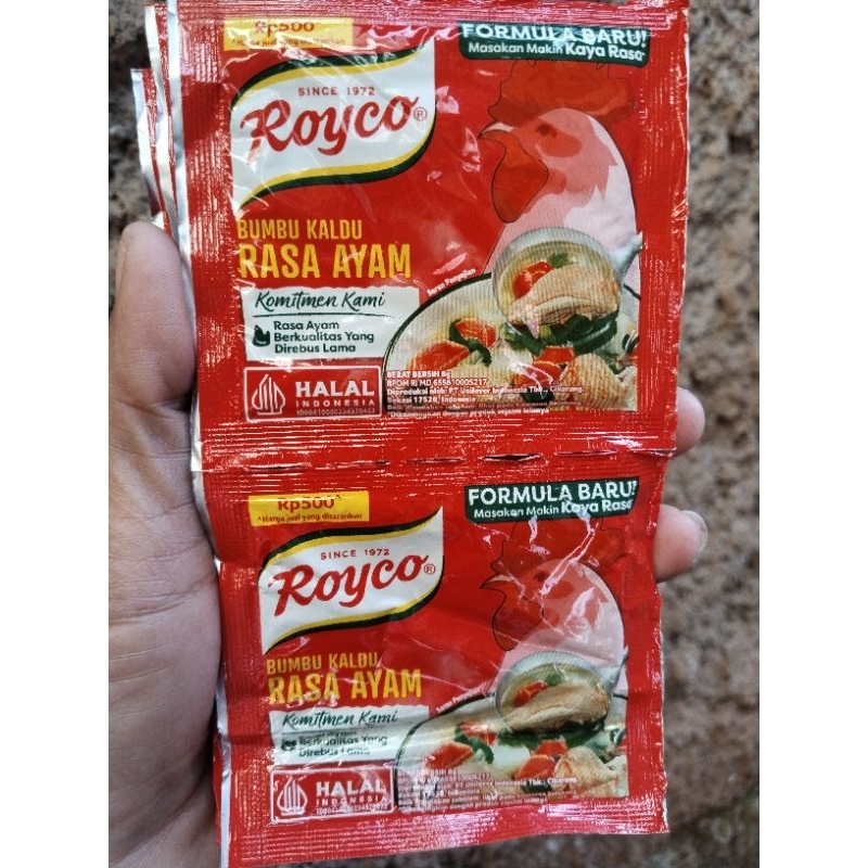 

Royco Bumbu Kaldu Rasa Ayam 8gr x 12 sachet