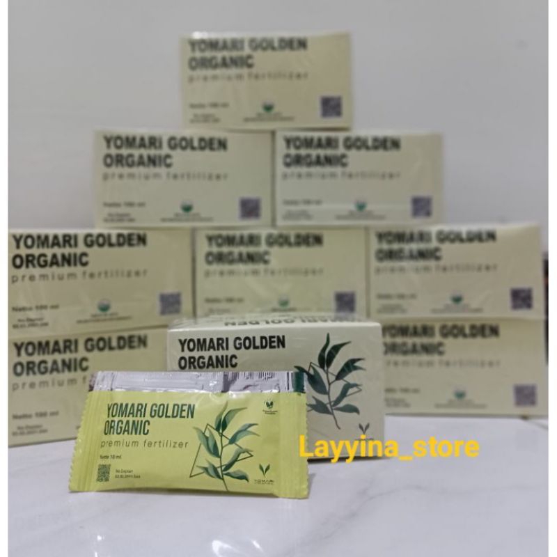 YGO/YOMARI GOLDEN ORGANIC(paket 10 box BONUS sachet)