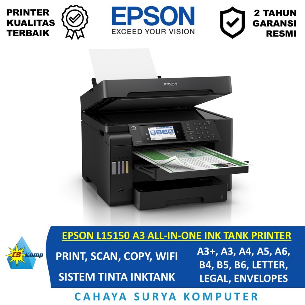 EPSON L15150 A3 ALL-IN-ONE WIFI INK TANK PRINTER