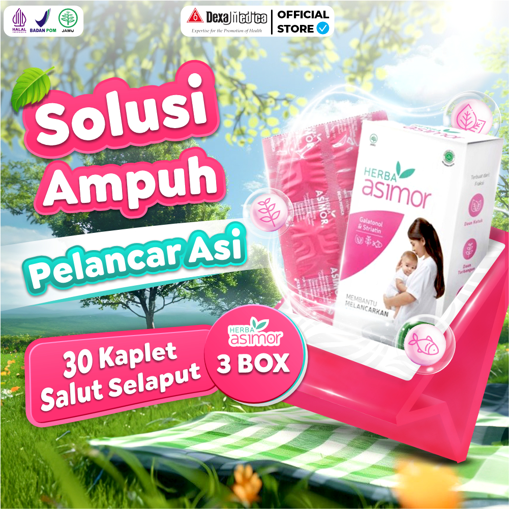 3 Box HERBA Asimor 30 Kaplet – Asi Booster