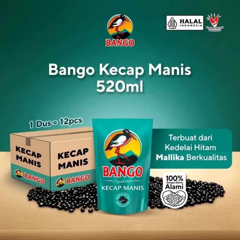 

BANGO KECAP MANIS 520ML (Isi 12)